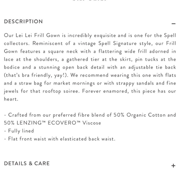 ⚡️Spell Lei-Lei Frill Floral Gown, Size XL, NWT - Picture 9 of 15